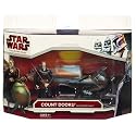Star Wars Deluxe Figure and Vehicle - Dooku with Speeder Bike
